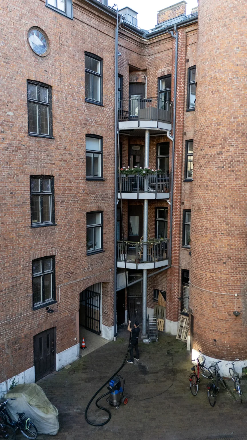 rensning av hängrännor bostadsrättsförening skåne BRF